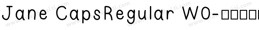 Jane CapsRegular W0字体转换